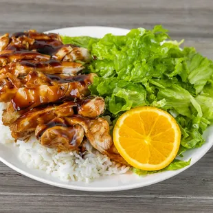 a plate of food