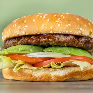 a hamburger