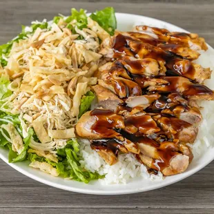 a plate of food