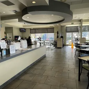 interior, sushi and sashimi