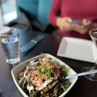 Palak Chaat - amazing!!! Signature dish.