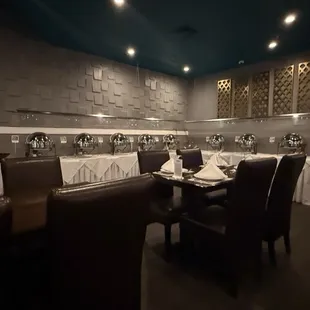 interior, sushi and sashimi