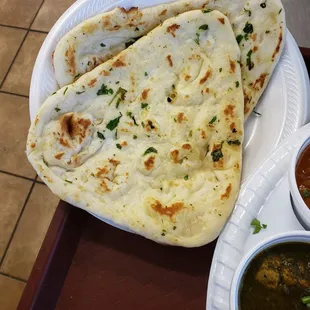 Pre made naan