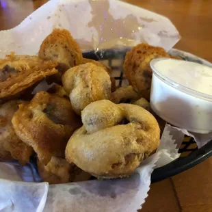 Fried Mushrooms Appetizer