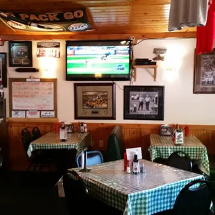 Come watch the packers on one of our 8 big screen tvs!