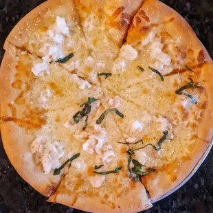 Shrimp Scampi Pizza