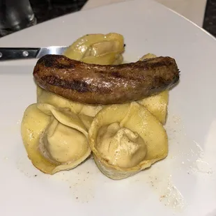 Special Butternut Squash Ravioli with Sausage