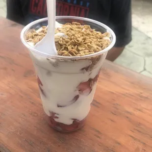 Fresas con crema