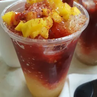 This was a mangoneada...which I really liked..I love Mangos so this was perfect..very refreshing