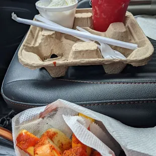 Great vaso de fruta, excellent tequila ice cream! Good variety and space.