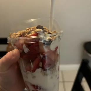 Fresas con crema $9 bucks and asked for extra cream ? I don&apos;t see it