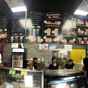 The inside where you order!