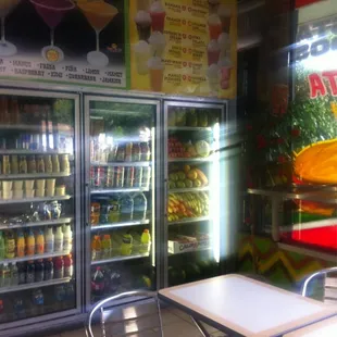 One coner of the inside