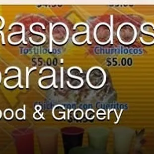 Raspados El Paraiso.