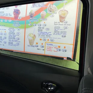 Menu the Macedonia is good