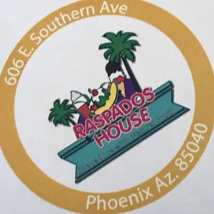 the logo of raspados house