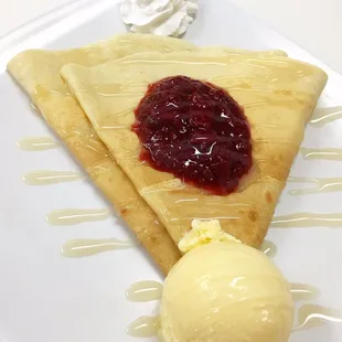 Cheesecake crepe!