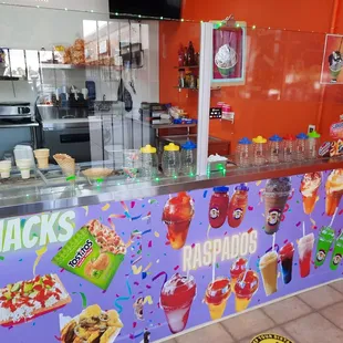 Front counter. Very clean store.