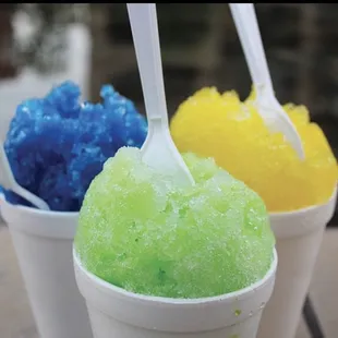 snow cones