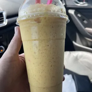 Medium vanilla raspado ($6.70 after taxes and fees). Well worth it according to the kiddo