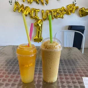 Raspado de Vanilla &amp; Raspado de Mango