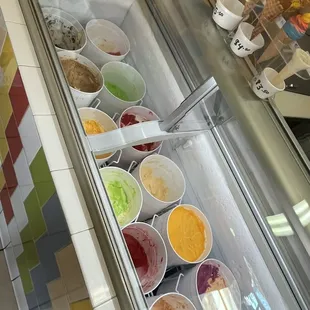 Homade ice cream choices