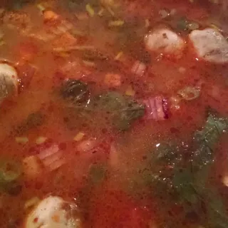 Tom Yum Nam Khon Soup