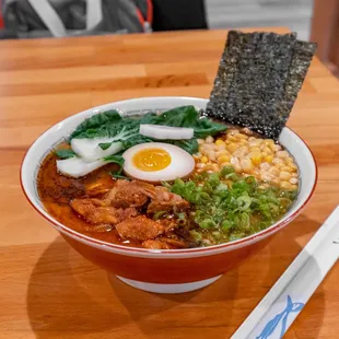 a bowl of ramen