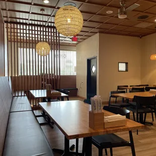 interior, sushi and sashimi