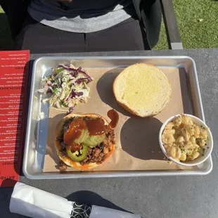 a man taking a picture of his meal