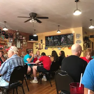 Main seating area of the cafe