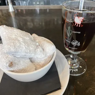 Beignets and Irish Coffee