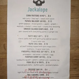 Jackalope guest kitchen at Ration &amp; Dram