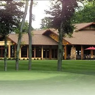 Clubhouse overlooking #18 green