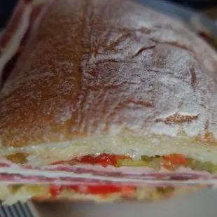 The bread of the Muffuletta