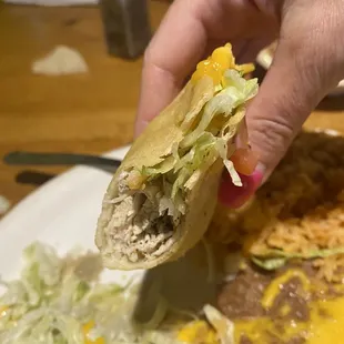 Chicken taco