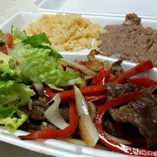 Beef Fajitas *Chicken also on the menu