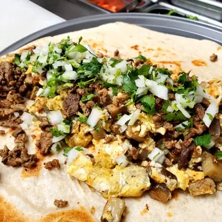 Carne Asada Breakfast Burrito