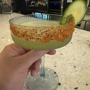 Cucumber martini