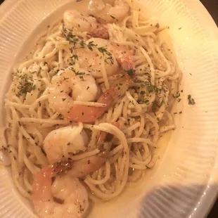 Butter herb shrimp scampi delicious
