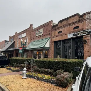 the front of the restaurant