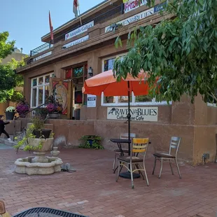 Outside seating available