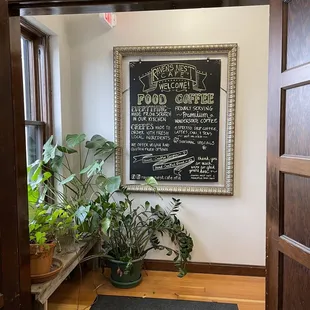 Dining area entrance