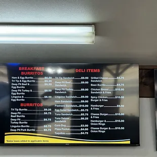 Main menu