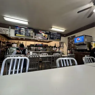 Main dining room and counter to order