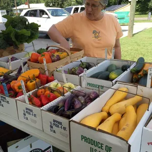  woman selling produce