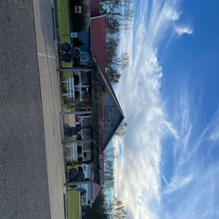 outside