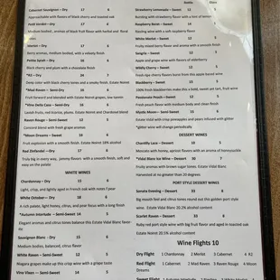 Menu Oct 2022
