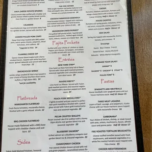 Menu Oct 2022