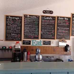Menu board